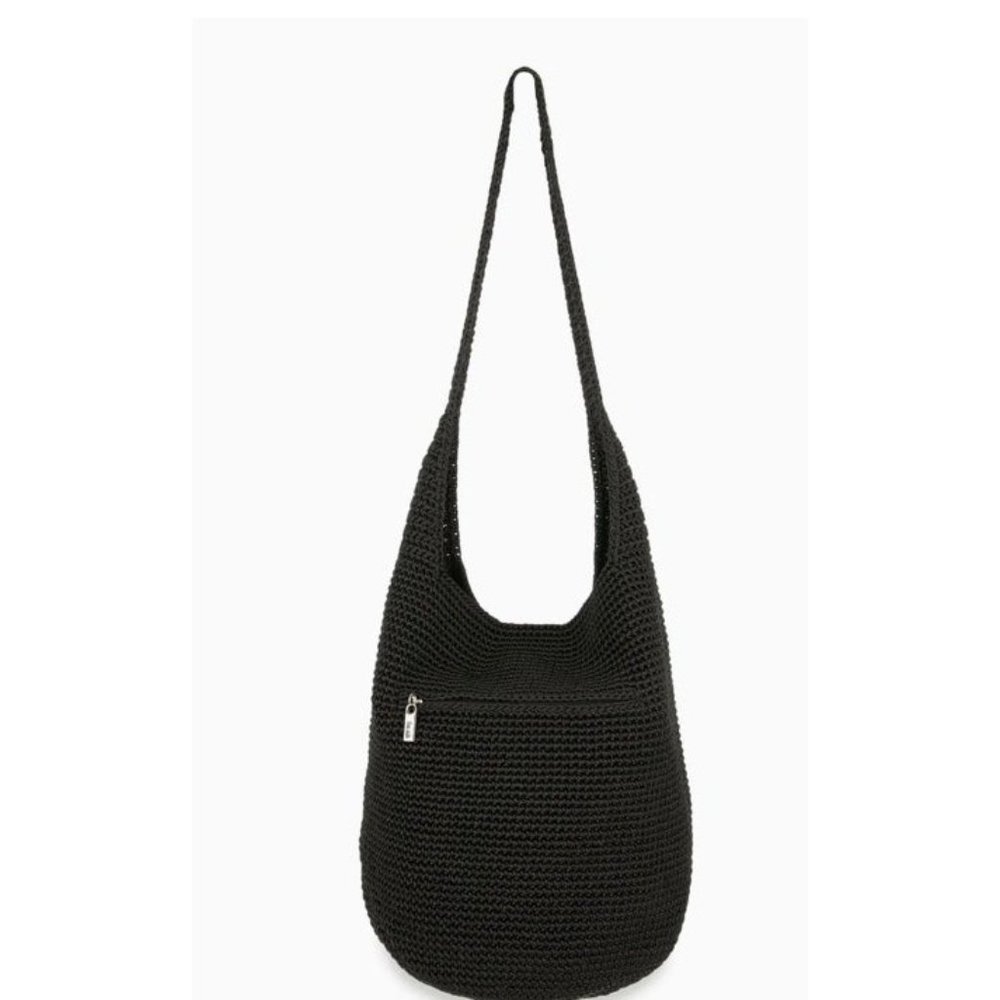 The Sak boho handbag bag black shoulder Crossbody - Picture 5 of 7